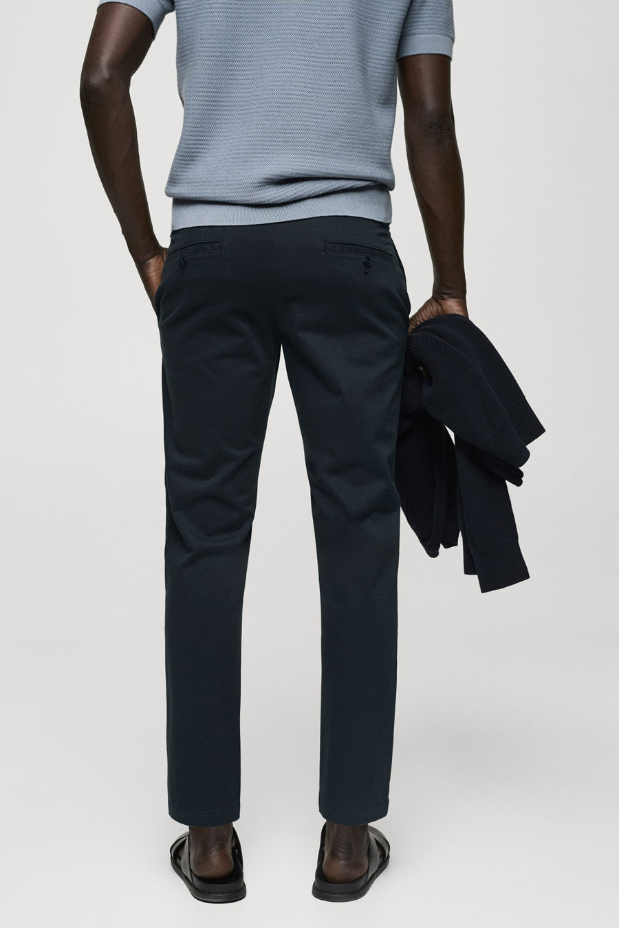 Chino Blauw - Mango