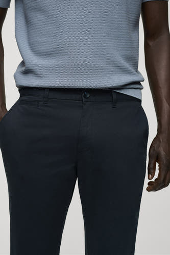 Chino Blauw - Mango