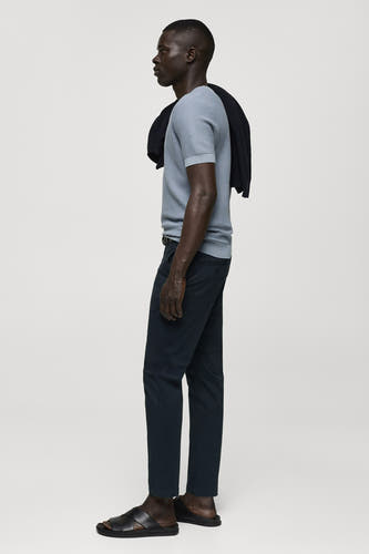 Chino Blauw - Mango
