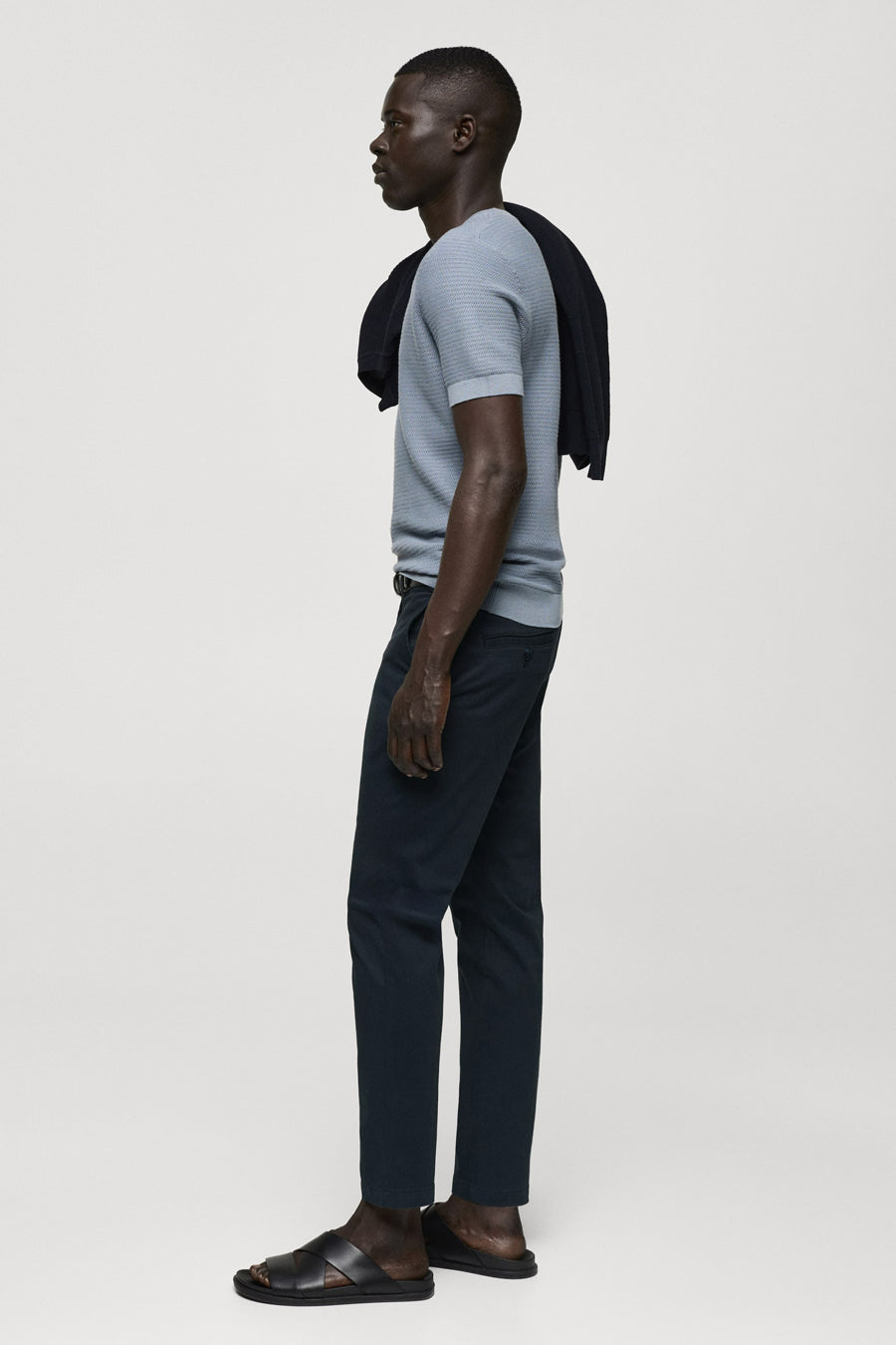 Chino Blauw - Mango