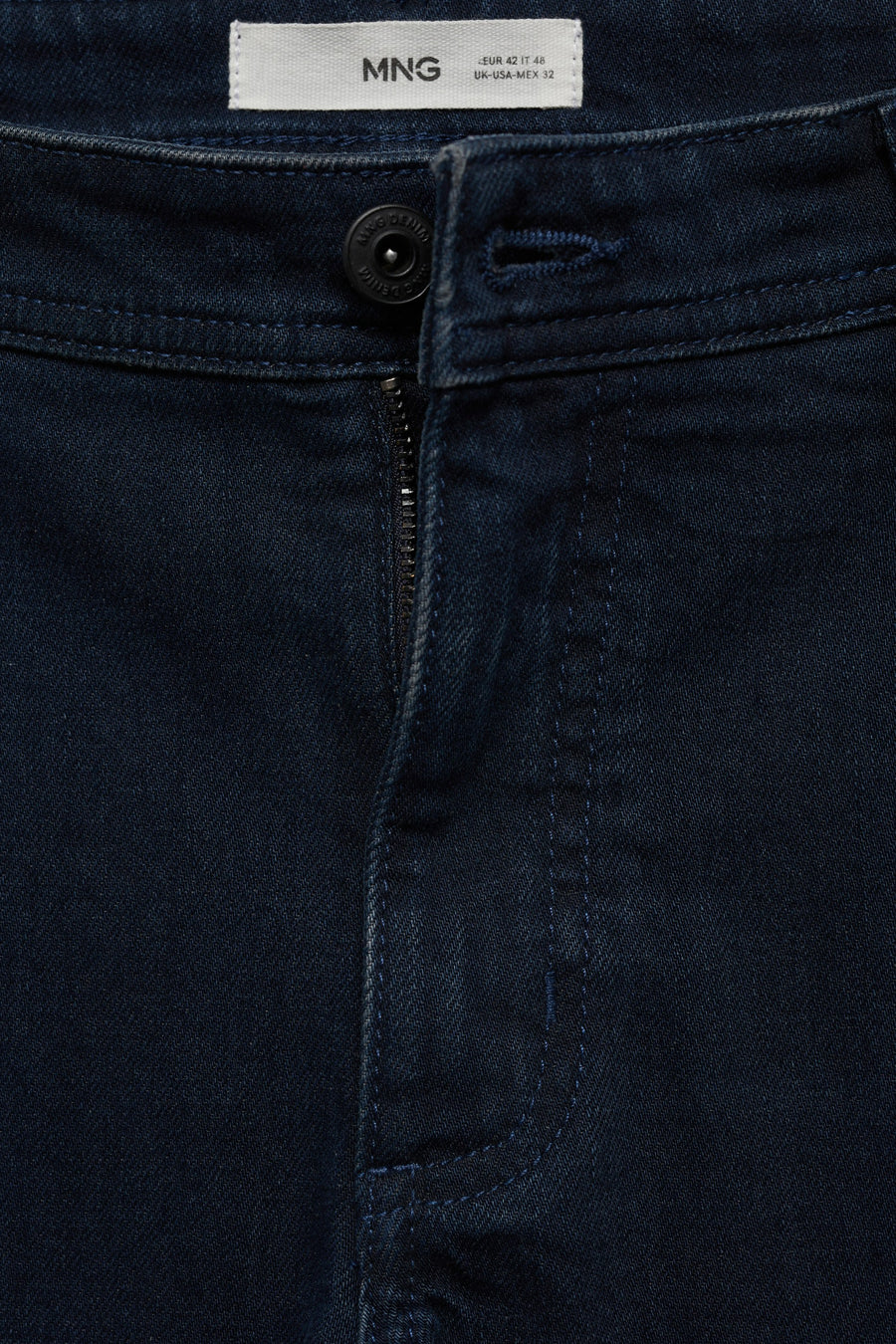 Jeans slim Dark blue denim - Mango