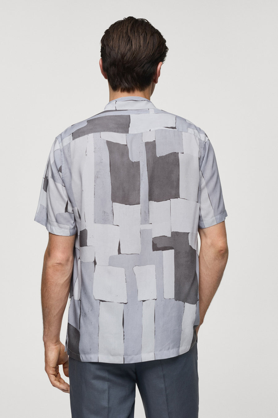 Hemd (lange mouwen) Grijs - Mango