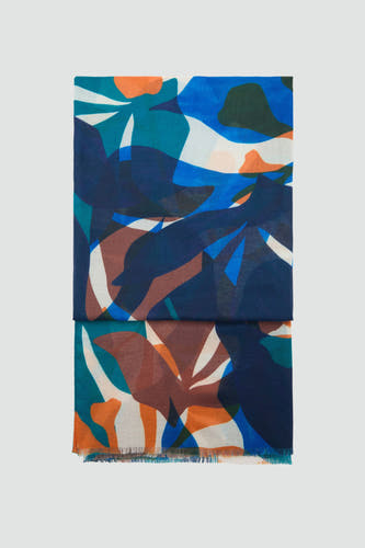 Zomersjaal Blauw - Mango