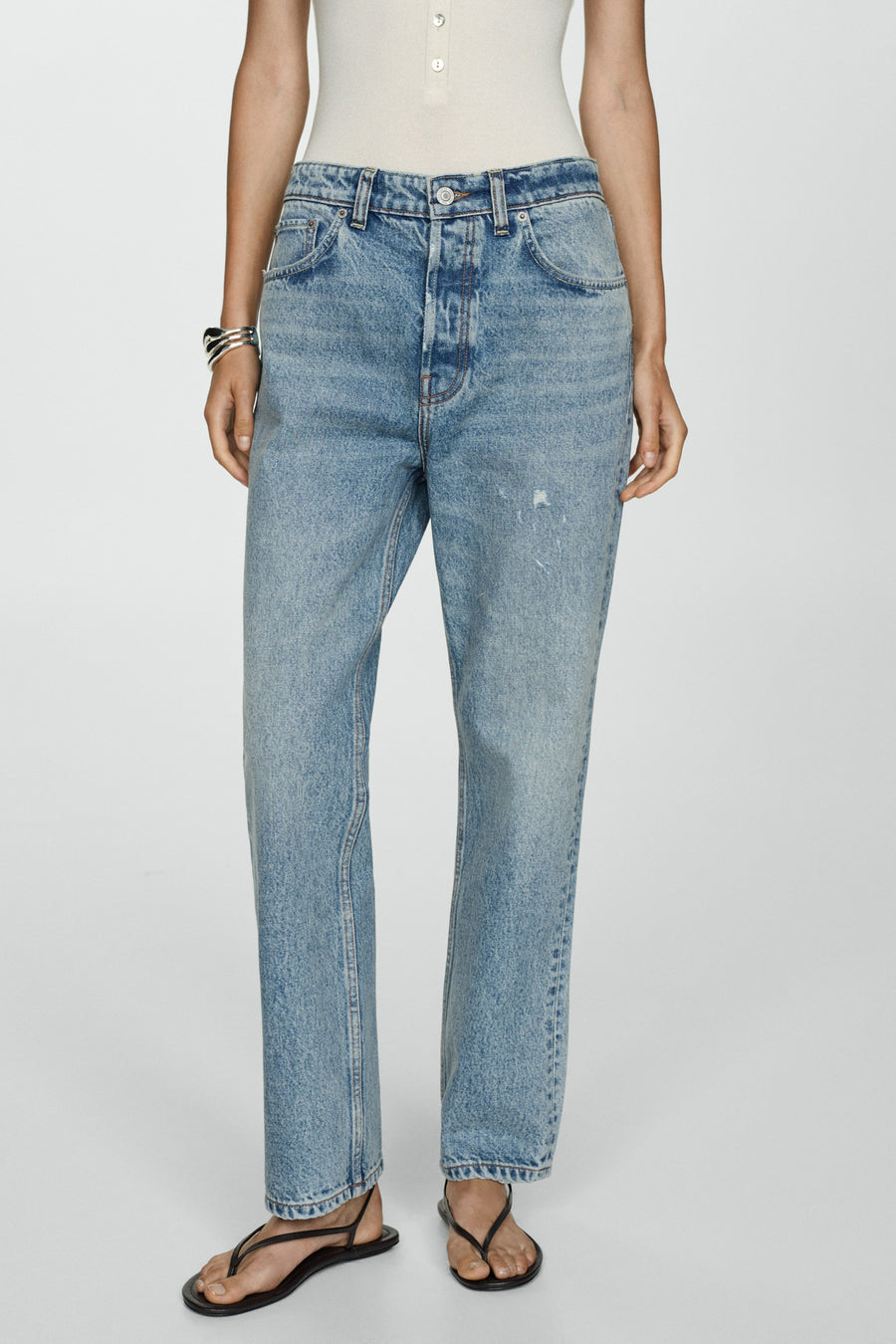 Jeans skinny Light blue denim - Mango