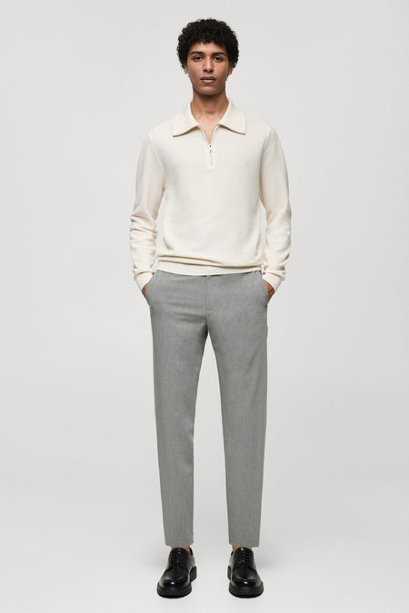 Broek Grijs - Mango