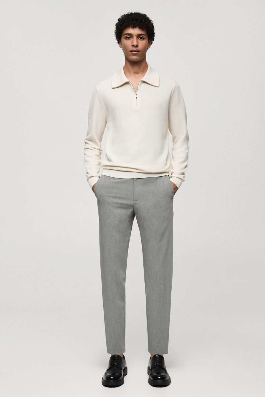 Broek Grijs - Mango