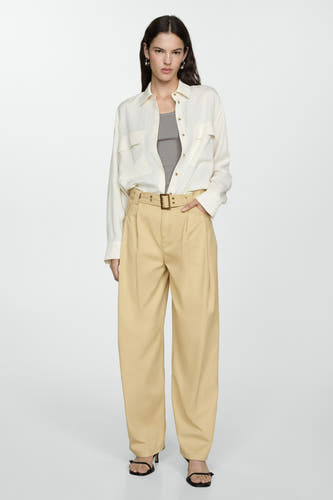 Broek Wit - Mango