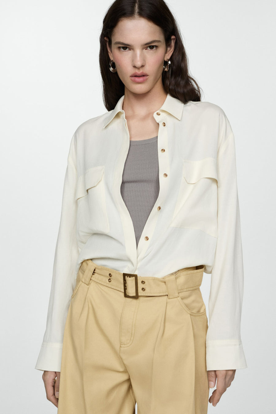 Broek Wit - Mango