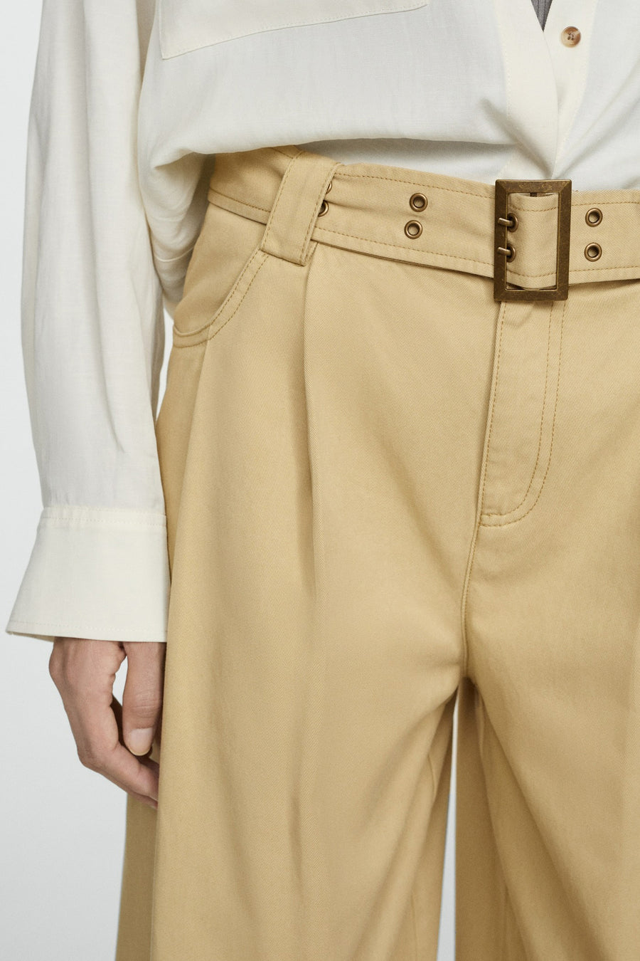 Broek Wit - Mango