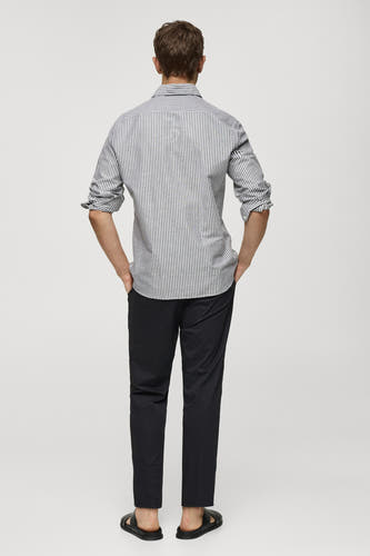 Hemd (lange mouwen) Grijs - Mango