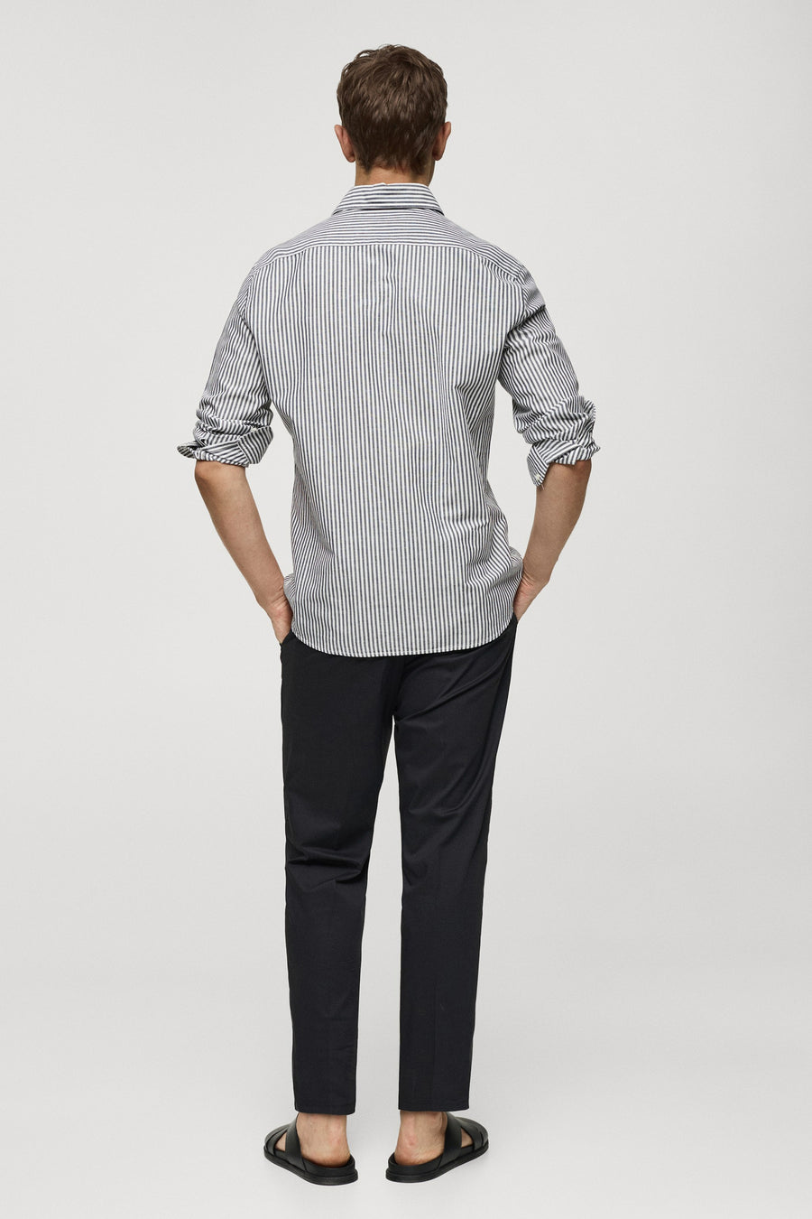 Hemd (lange mouwen) Grijs - Mango