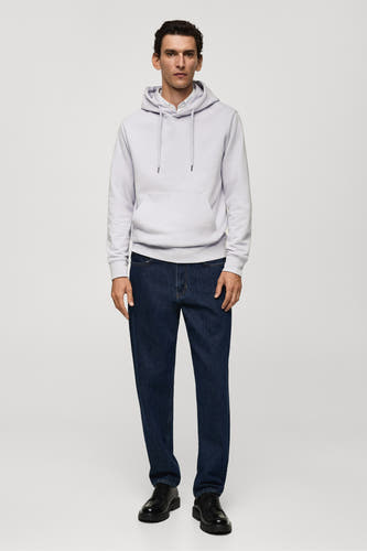 Sweater met kap Paars - Mango
