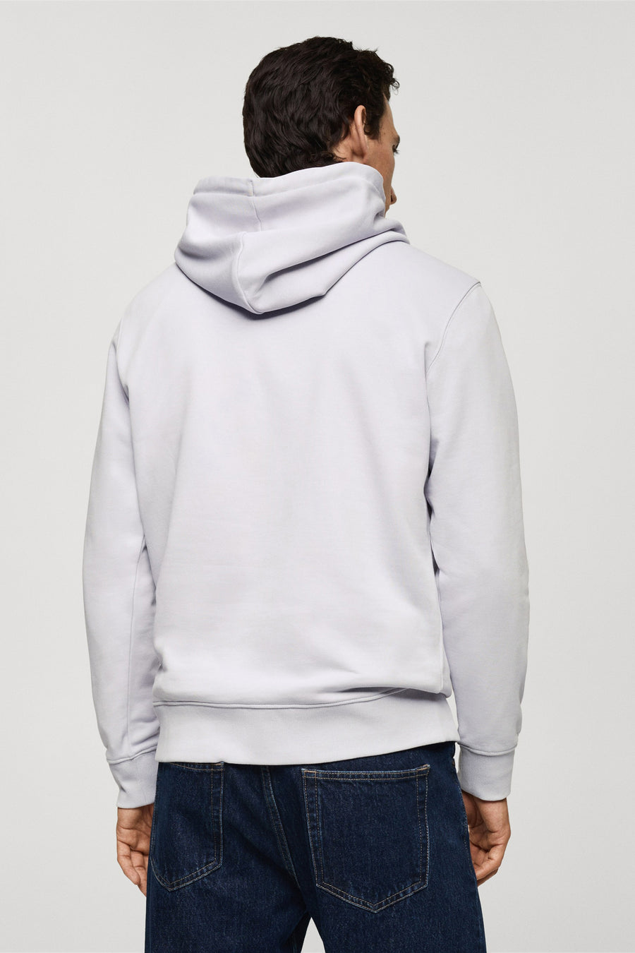 Sweater met kap Paars - Mango