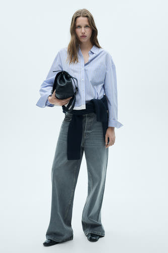 Hemd (lange mouwen) Blauw - Mango