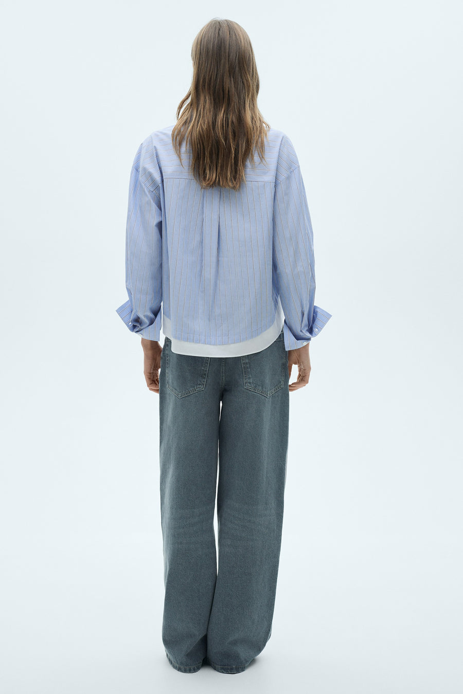 Hemd (lange mouwen) Blauw - Mango
