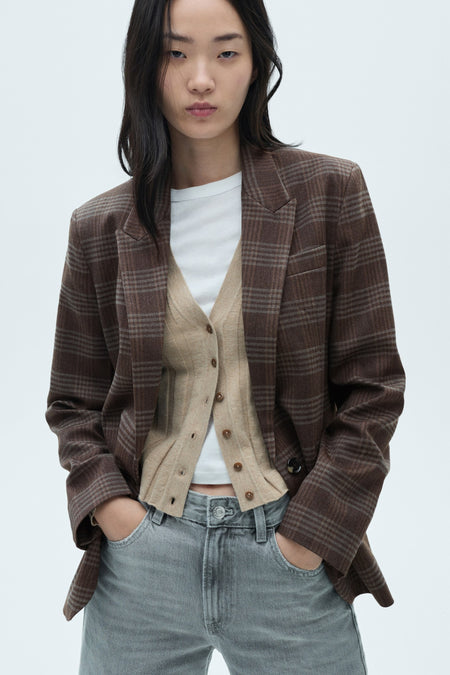 Blazer Bruin - Mango