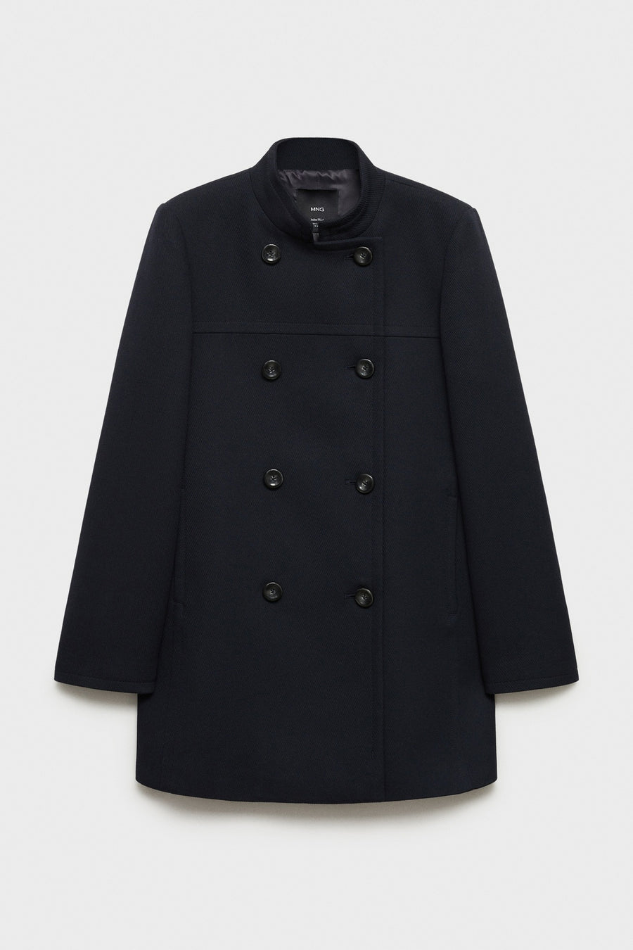 Lange jas Blauw - Mango