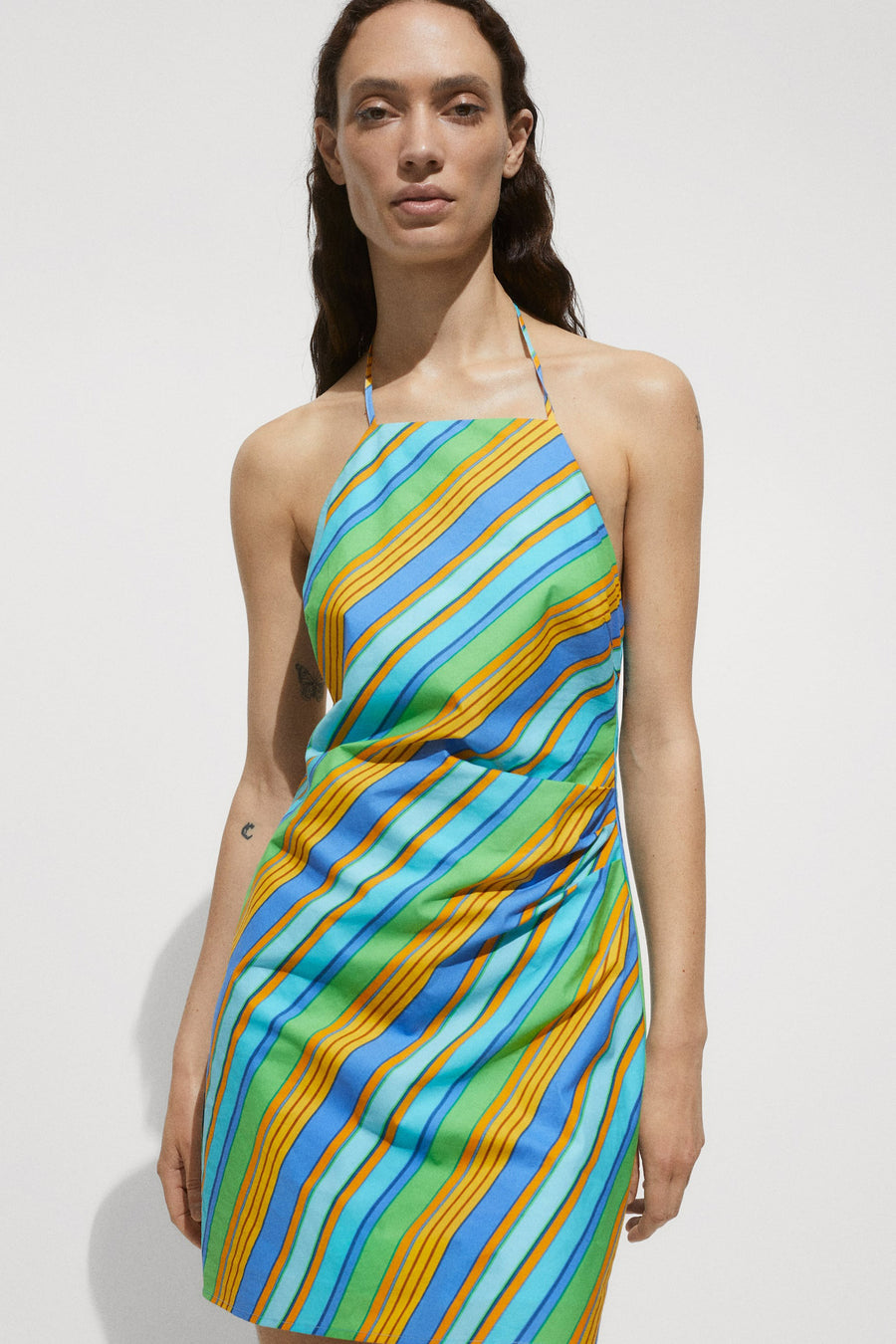 Kleedjes zonder mouwen Blauw - Mango