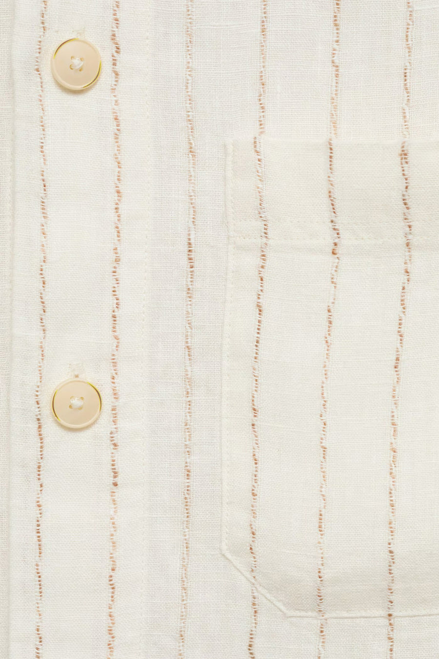 Hemd (lange mouwen) Beige - Mango
