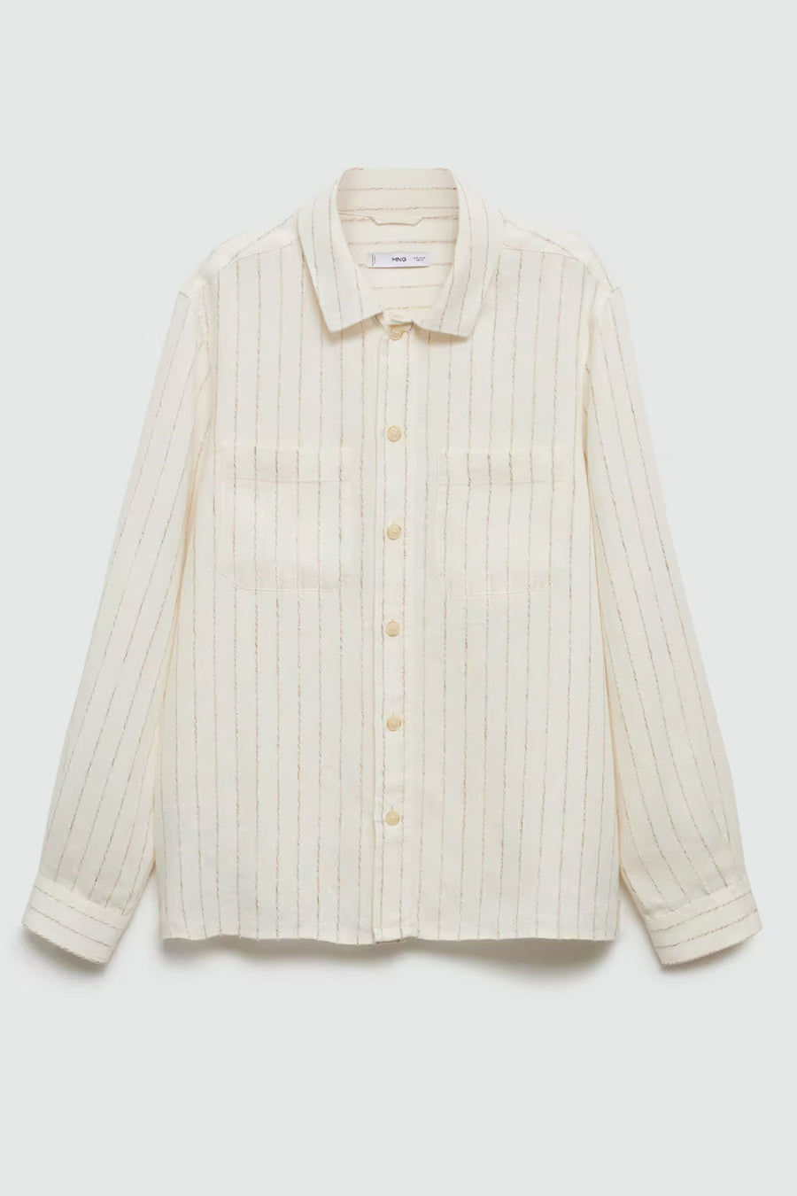Hemd (lange mouwen) Beige - Mango