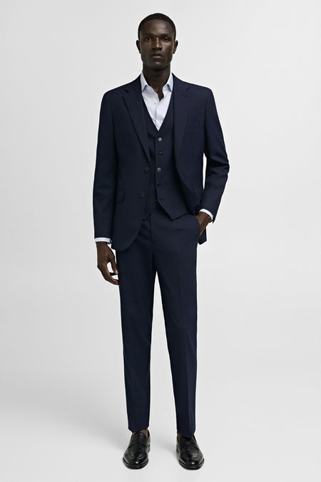 Hemd (lange mouwen) Blauw - Mango