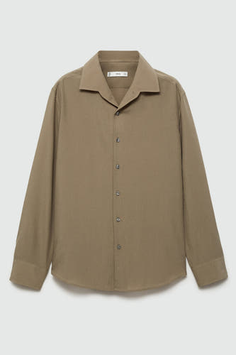 Hemd (lange mouwen) Bruin - Mango