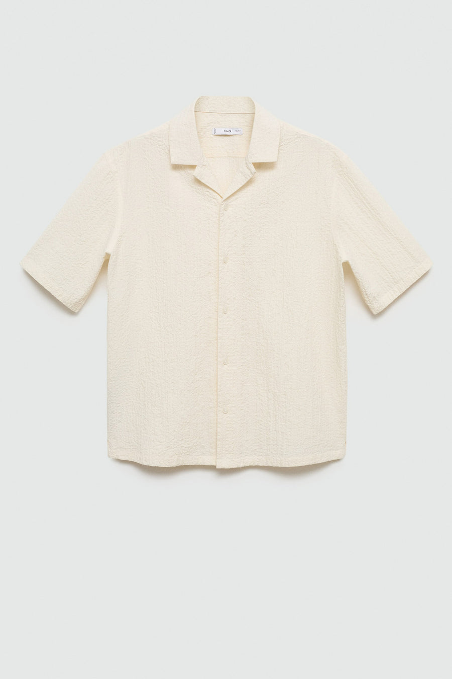 Hemd (korte mouwen) Beige - Mango