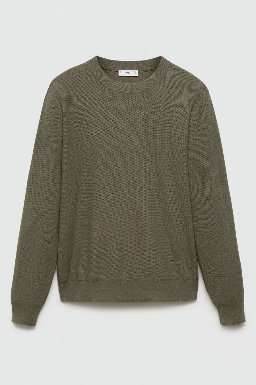 Trui met ronde hals Groen - Mango
