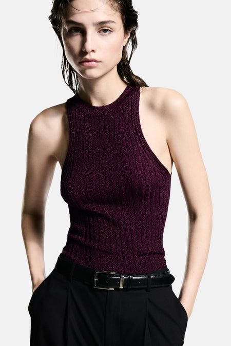 Blouse (zonder mouwen) Rood - Mango