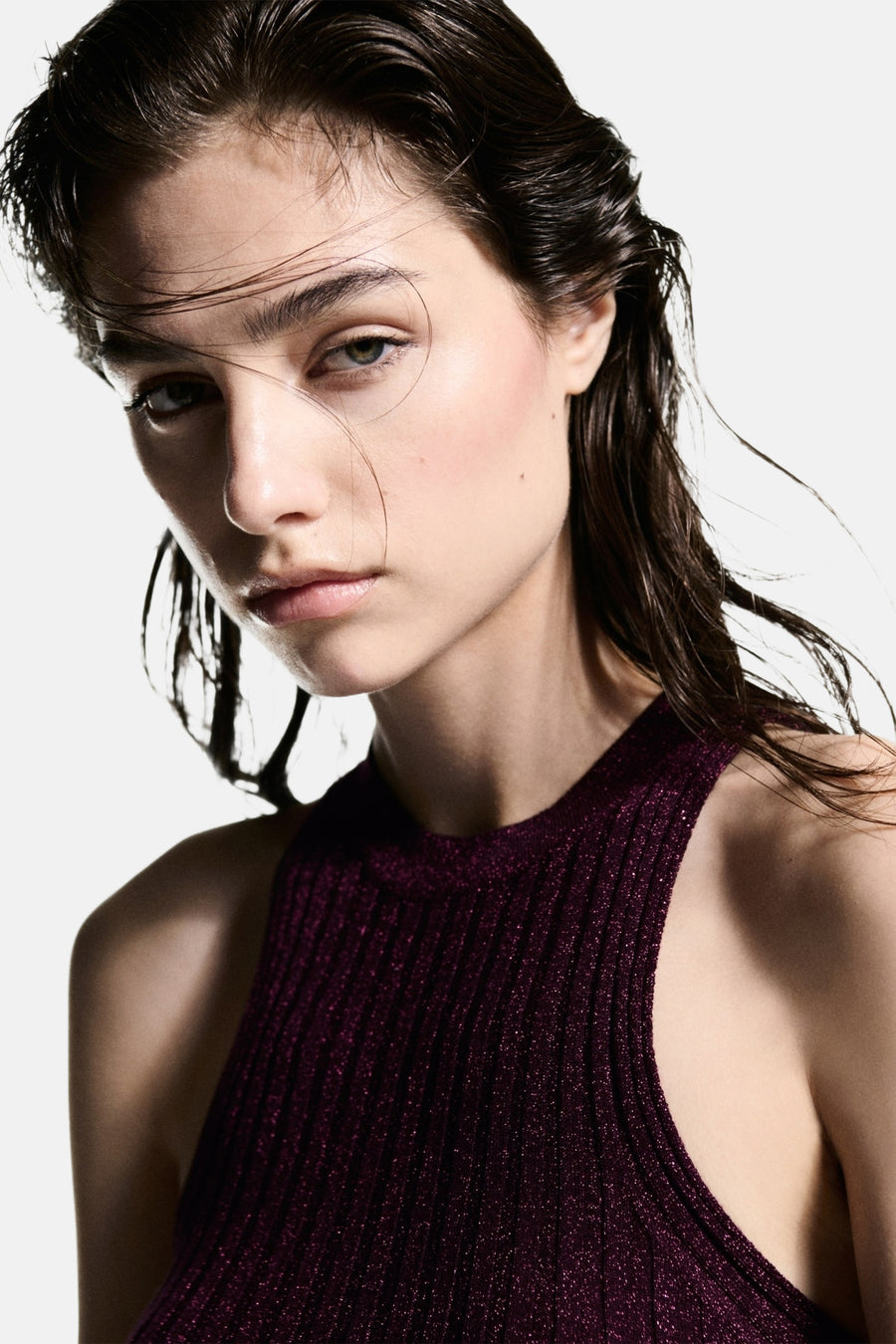 Blouse (zonder mouwen) Rood - Mango