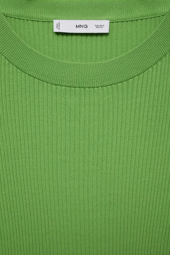 Trui met ronde hals Groen - Mango