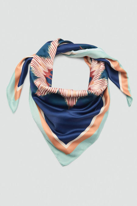 Zomersjaal Blauw - Mango