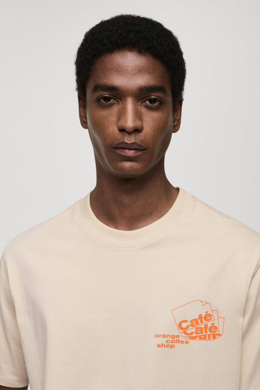 T-shirt (korte mouwen) Beige - Mango