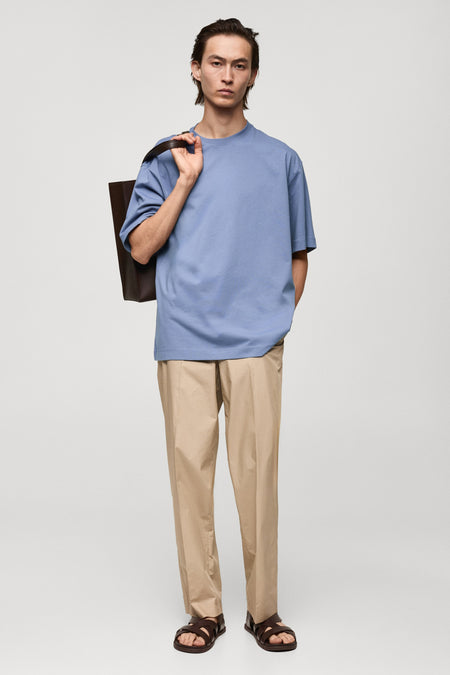 T-shirt (korte mouwen) Paars - Mango