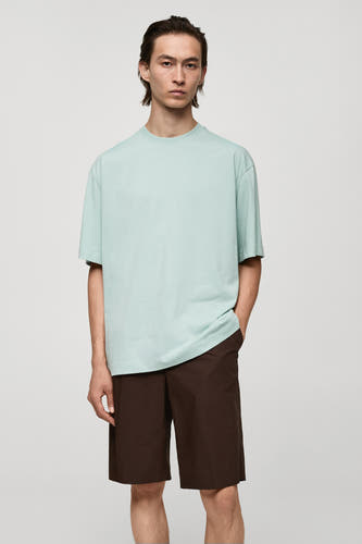 T-shirt (korte mouwen) Blauw - Mango
