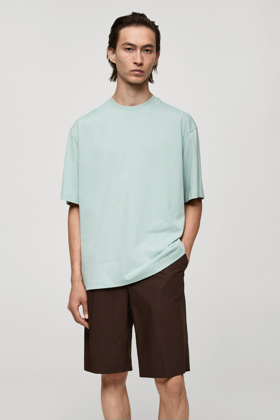 T-shirt (korte mouwen) Blauw - Mango