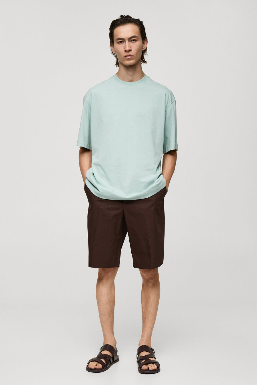 T-shirt (korte mouwen) Blauw - Mango