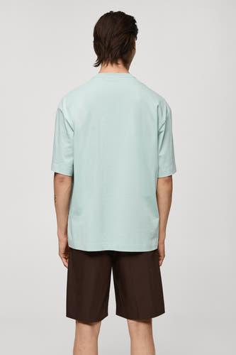 T-shirt (korte mouwen) Blauw - Mango