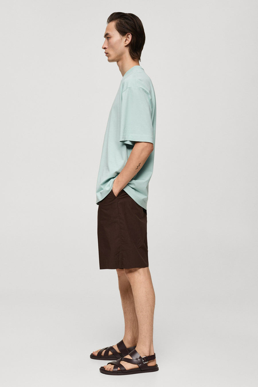 T-shirt (korte mouwen) Blauw - Mango