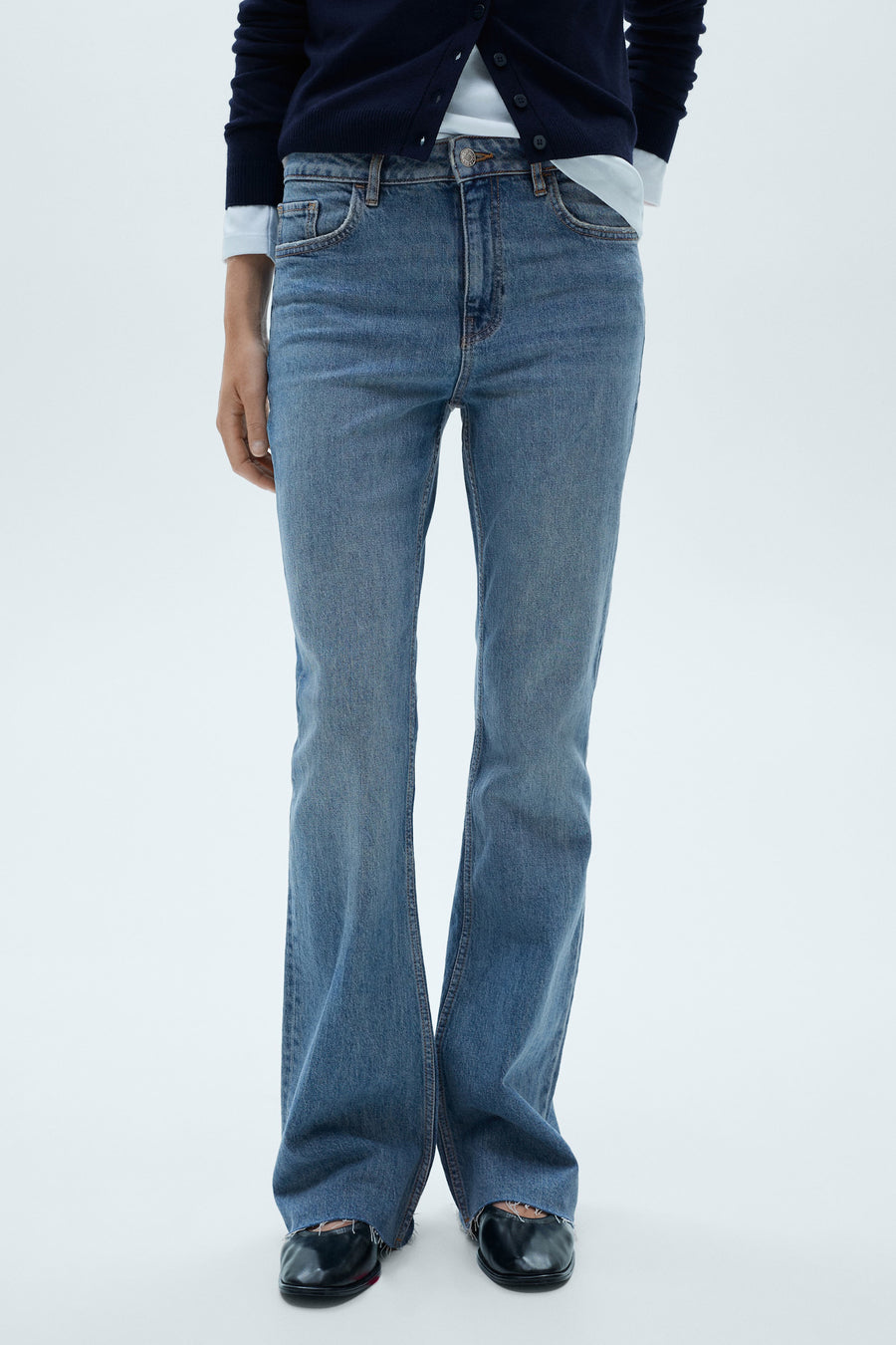 Jeans flared Denim - Mango