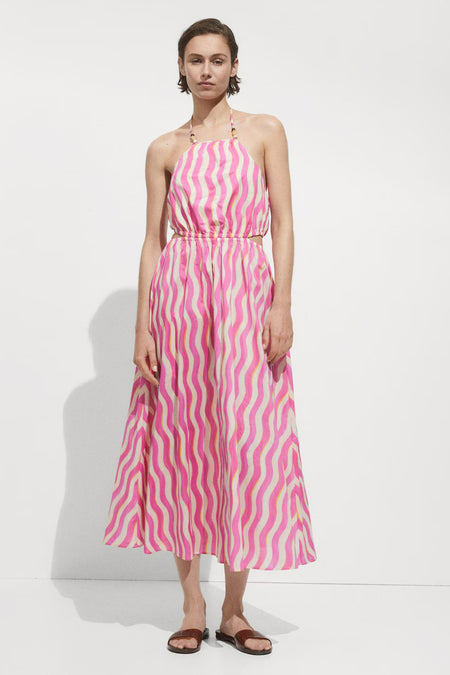 Kleedjes zonder mouwen Roze - Mango