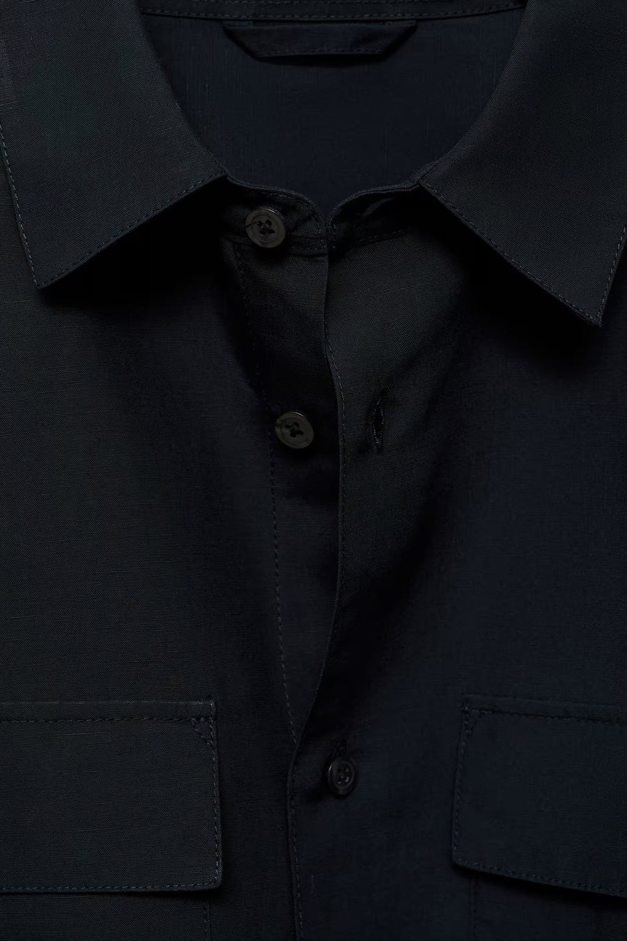 Hemd (lange mouwen) Blauw - Mango