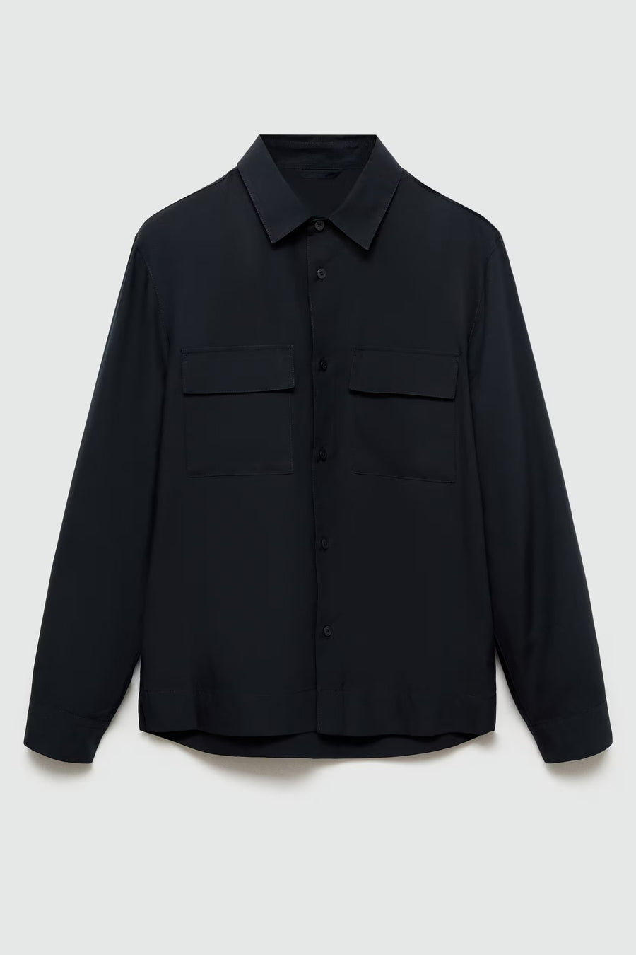 Hemd (lange mouwen) Blauw - Mango
