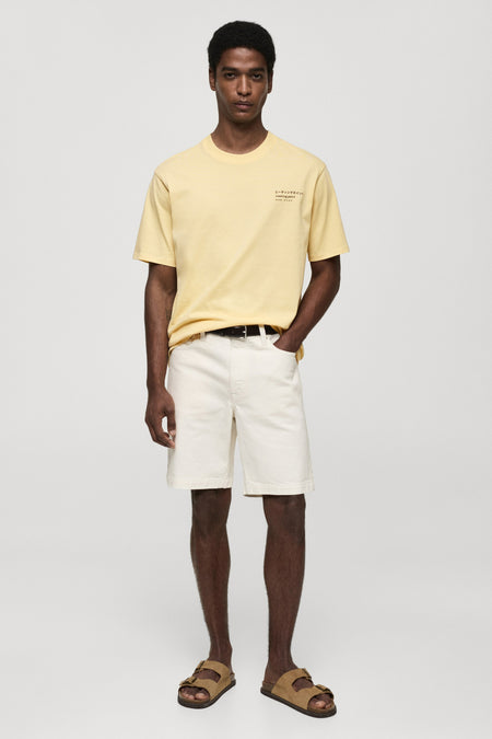 T-shirt (korte mouwen) Geel - Mango