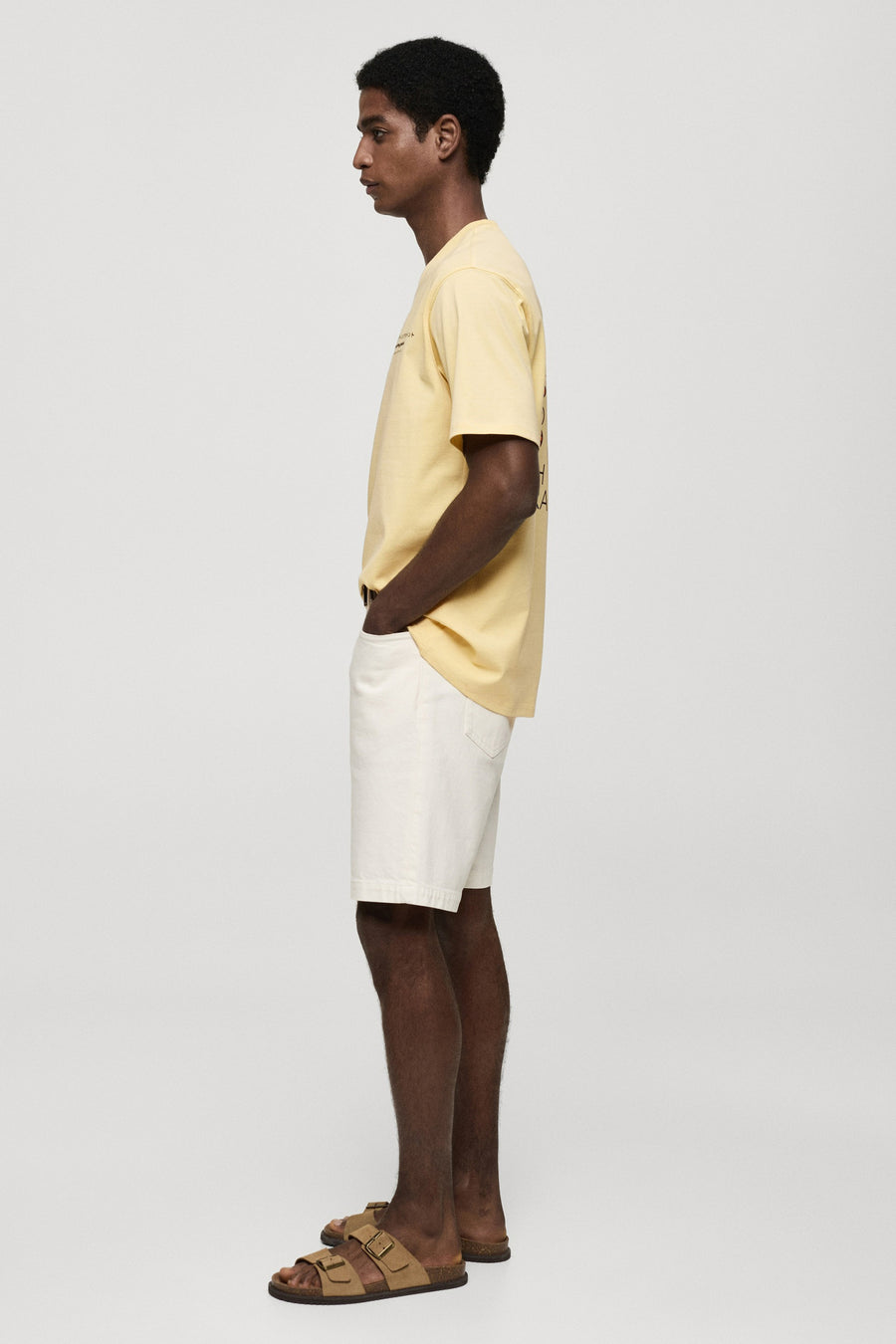 T-shirt (korte mouwen) Geel - Mango