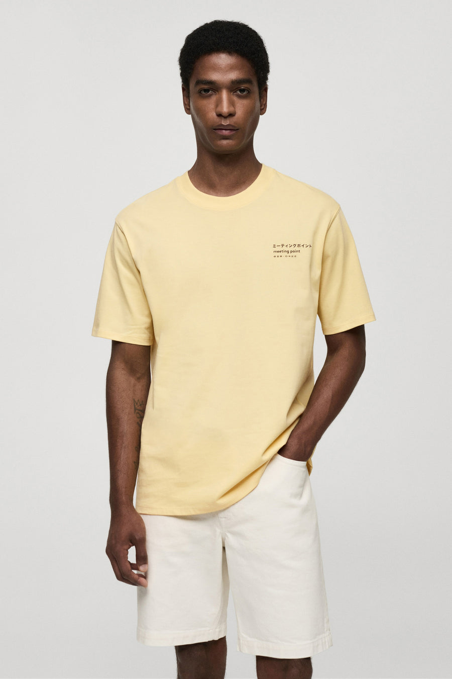 T-shirt (korte mouwen) Geel - Mango