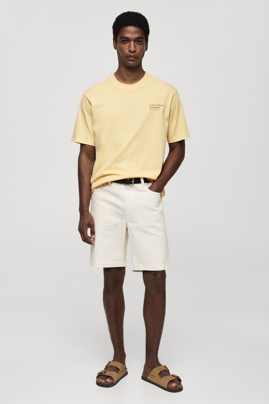 T-shirt (korte mouwen) Geel - Mango