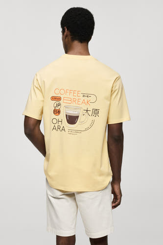 T-shirt (korte mouwen) Geel - Mango