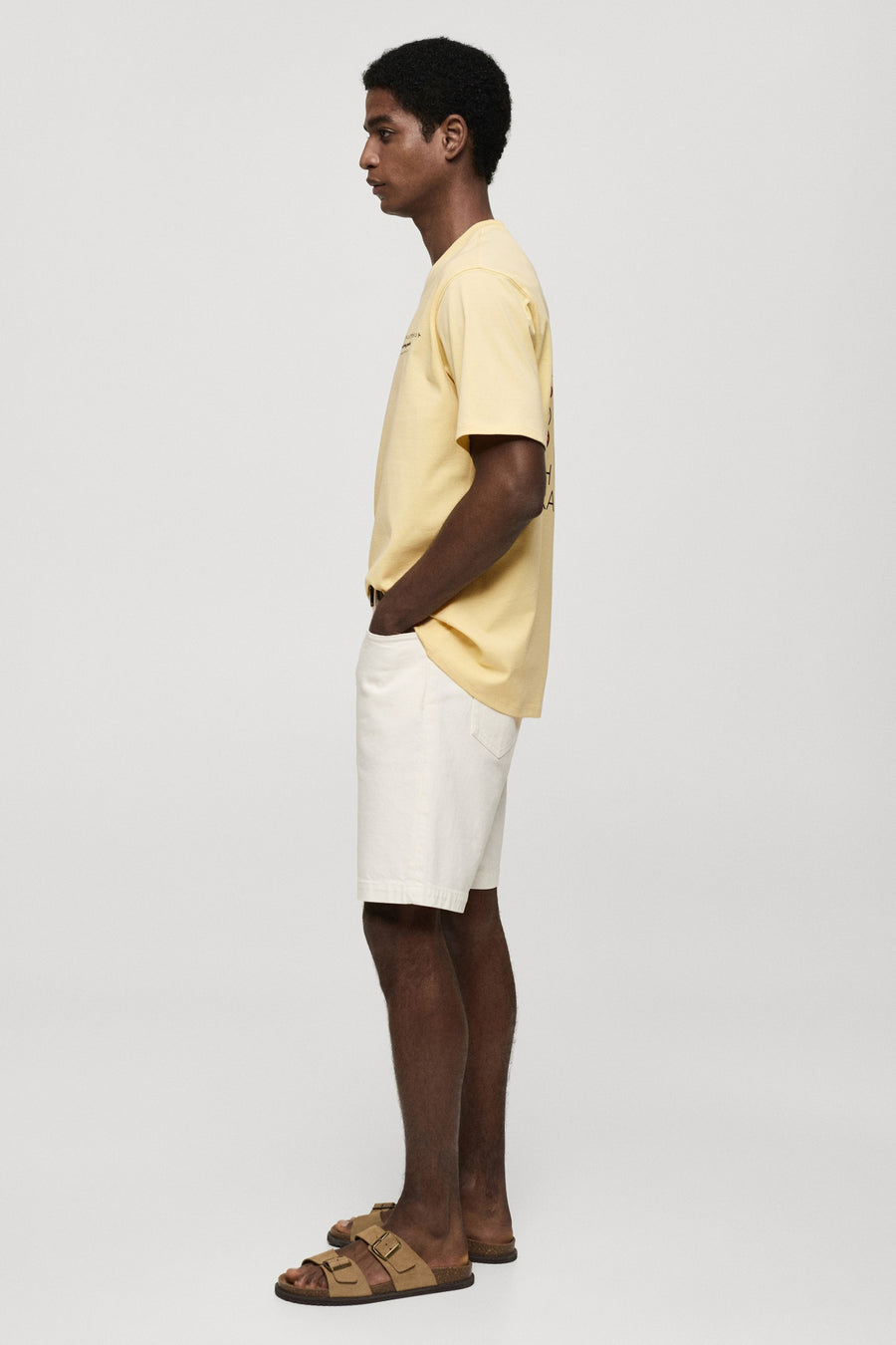 T-shirt (korte mouwen) Geel - Mango