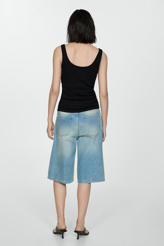 Tanktop Zwart - Mango
